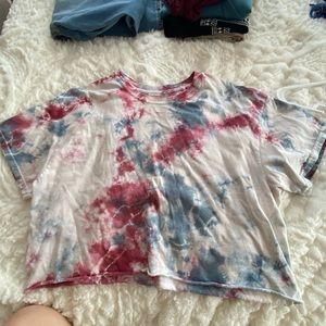 tie dye crop top